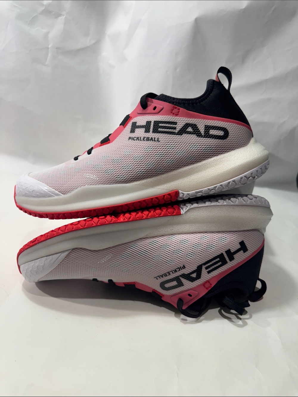 HEAD Motion Pro Pickleball Shoes White/Red/Black – Men’s Size 8 – Like New
